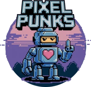 logo pixel punks ai stars league
