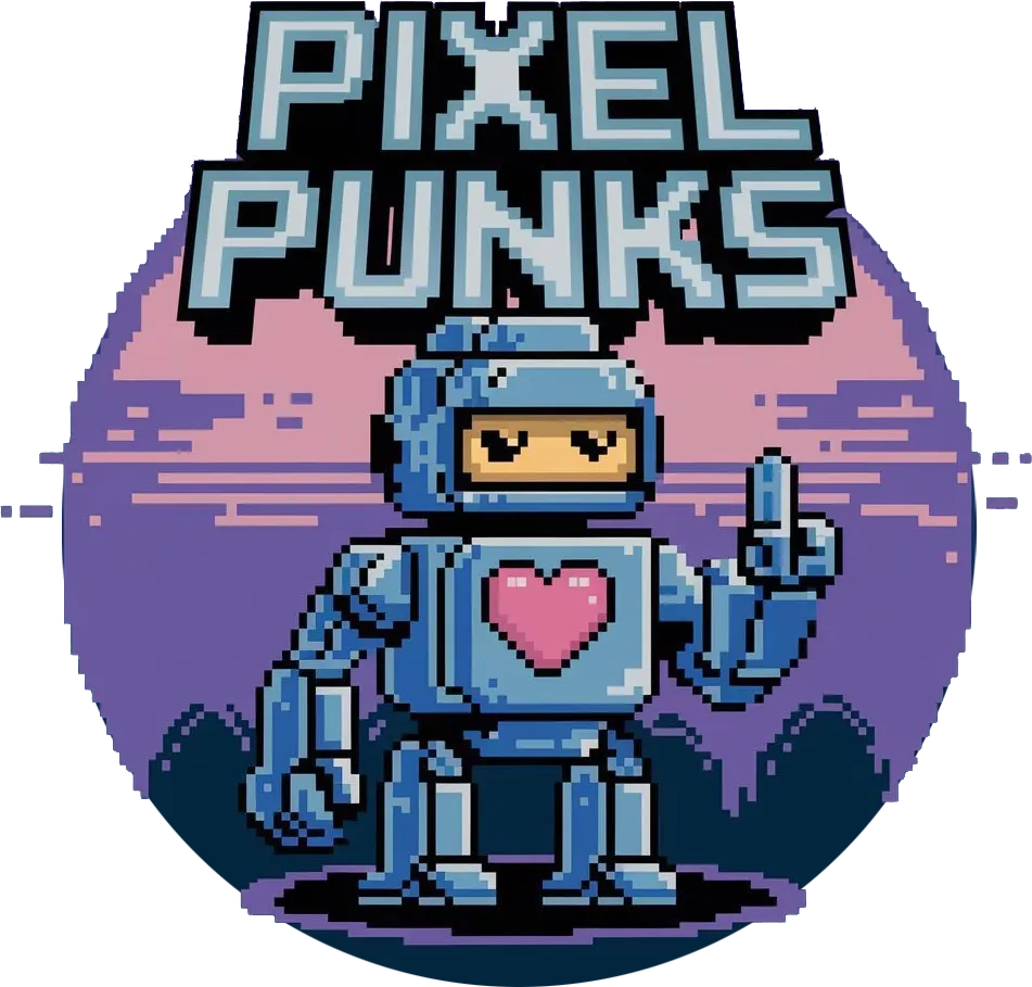 logo pixel punks ai stars league